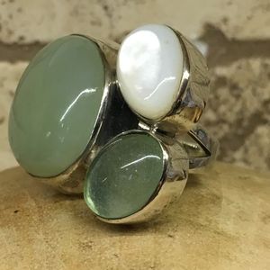 Silpada Green Serpentine Ring Size 7 - NWOT